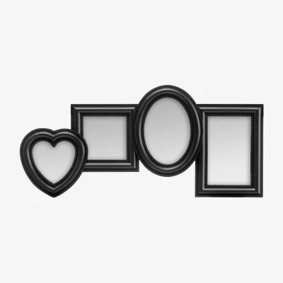 The Range Maren 4 Photo Black Plastic Photo Frame - Black