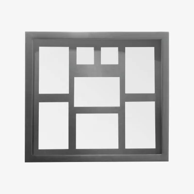 The Range Maren Silver 8 Photo Multi Photo Frame - Silver