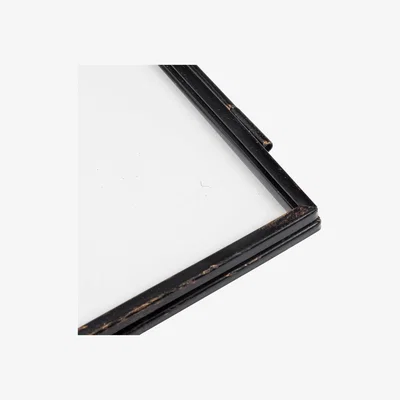 The Range 8x10" Hanging Metal Photo Frame Black - Black