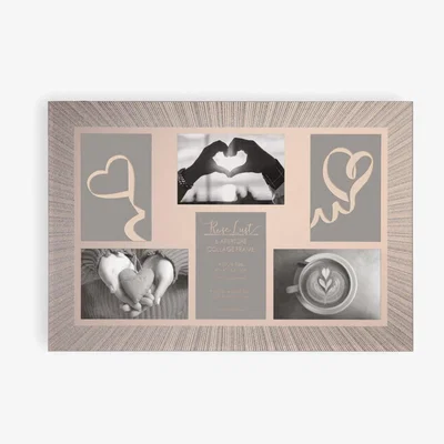 The Range Rose Lust 6 Aperture Collage Frame