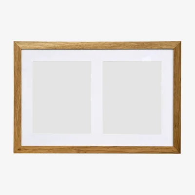 The Range Walnut Wood 2 of 8 x 10 Collage Photo Frame - Natural