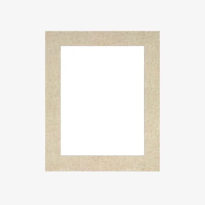 The Range Rectangular Photo Mount - Linen / 10 x 8inch