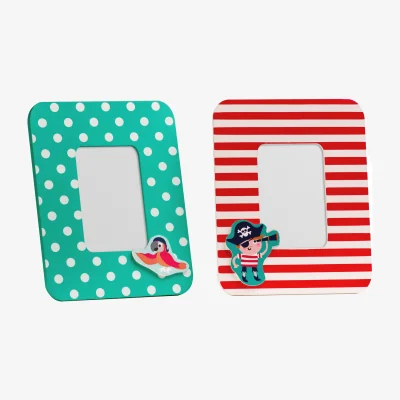 The Range Pirate Assorted 4 x 6 Photo Frames - Multicolour