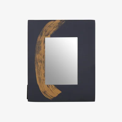 The Range Alma Blue And Gold 5In X 7In Large Photo Frame - Blue