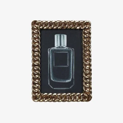 Rockett St George Gold Chain Rectangle Photo Frame