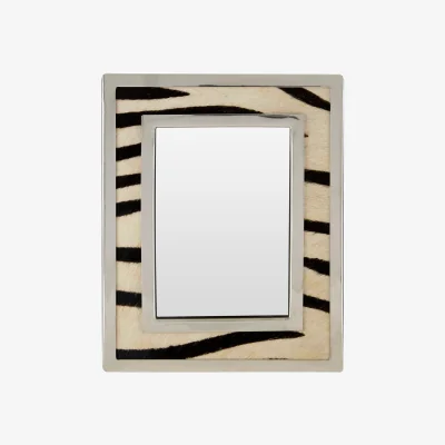 The Range Kensington Townhouse 5in x 7in Zebra Design Photo Frame - Black & Natural