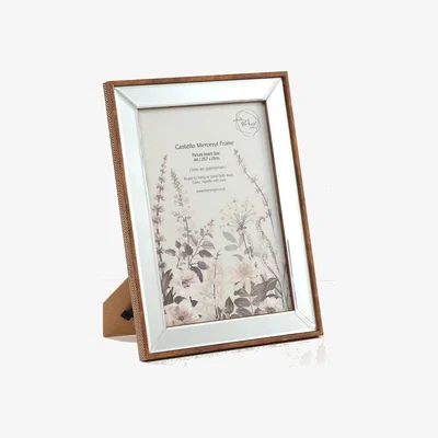 The Range Castello Mirrored Frame - Brown / A4