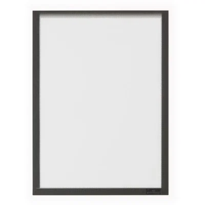 The Range Durable Magnetic Easy Insertion Info Pocket Signage for Metal 5 Pack A4 Grey - Grey