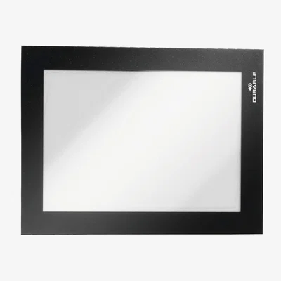 The Range Durable DURAFRAME Self Adhesive Magnetic Signage Frame 2 Pack A6 - Black