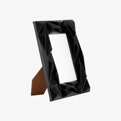 The Range Geo Prisma Black 4in x 6in Photo Frame - Black