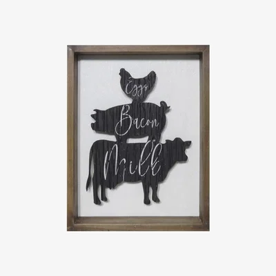 The Range Milton Farm 3D Rustic Plaque