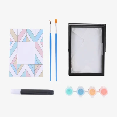 The Range Stained Glass Photo Frame Kit - Black