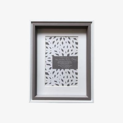 The Range Mounted Box Frame - White/Grey