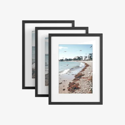 The Range Picture Frames 30 x 40 cm, Photo Frames, Wall Hanging, MDF Board - Black