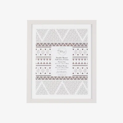 The Range Double Mount Soft Grey Frame - 14x11in