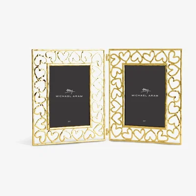 Tobias Oliver Michael Aram | Heart Gold Hinged Frame