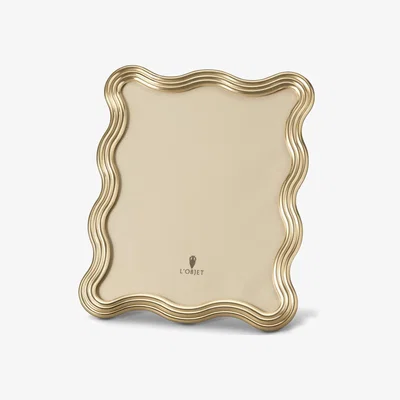 Tobias Oliver L'Objet | Ripple Frame 8 x 10 | Gold
