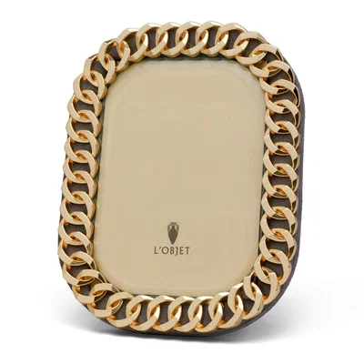 Tobias Oliver L'Objet I Cuban Link Frame 5 x 7 | Gold