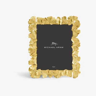Tobias Oliver Michael Aram |  Golden Ginkgo Frame | 8 x 10
