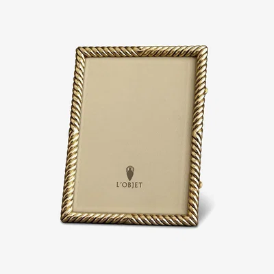 Tobias Oliver L'Objet I Deco Twist Frame Medium Gold