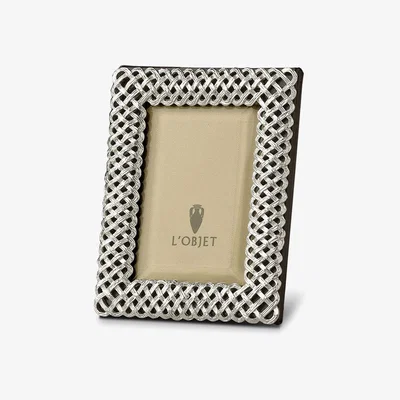 Tobias Oliver L'Objet I Braid Frame Small Platinum