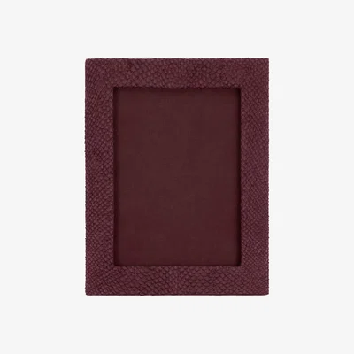 Wolf & Badger Pink / Purple Photo Frame Wine One Size Studio Ebn
