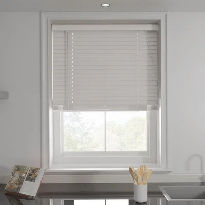 Dunelm Dove Grey 50mm Slats Venetian Blind Grey