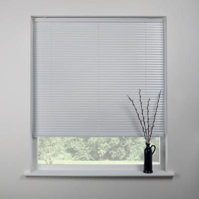 Dunelm Swish Polar White Cordless Aluminium Venetian Blind 25mm Slats White