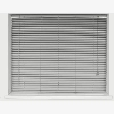 The Range 25mm Aluminium Venetian Blind - Silver / 150cm / 90cm x 150cm