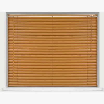 The Range 25mm Woodgrain PVC Venetian Blind - Teak / 75cm x 210cm