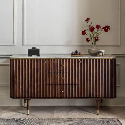 Atkin & Thyme Flute Sideboard - Vintage