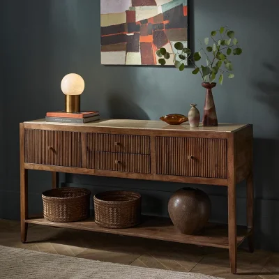 Atkin & Thyme Mirabelle Travertine Sideboard