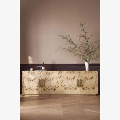 Anthropologie Erin Fetherston for Anthropologie Acacia Wood Buffet Sideboard