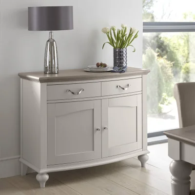 Arighi Bianchi Dieppe Washed Oak & Grey Narrow Sideboard
