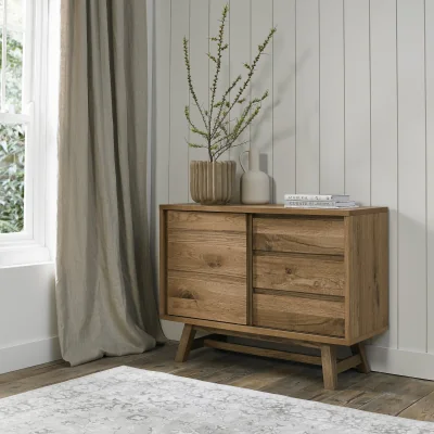 Arighi Bianchi Highgate Rustic Oak Narrow Sideboard