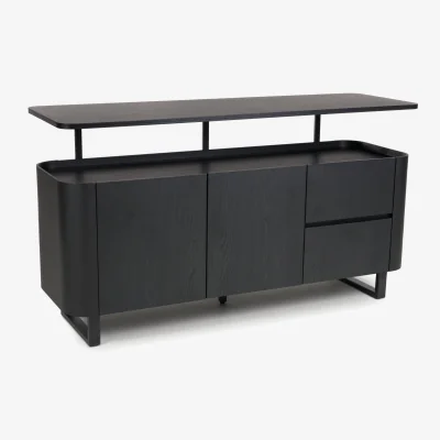 Arighi Bianchi Roxbury Retro Sideboard, Black