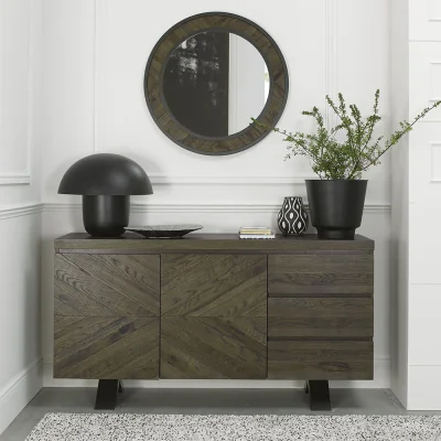 Arighi Bianchi Glendale Fumed Oak Wide Sideboard