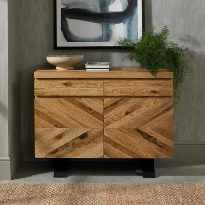 Arighi Bianchi Glendale Rustic Oak Narrow Sideboard
