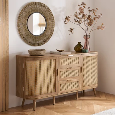 Arighi Bianchi Arlington 2DR 3 Drawer Sideboard, Oak