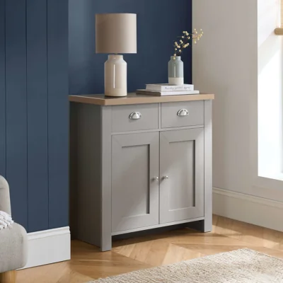 Arighi Bianchi Burwick 2DR Sideboard, Light Grey