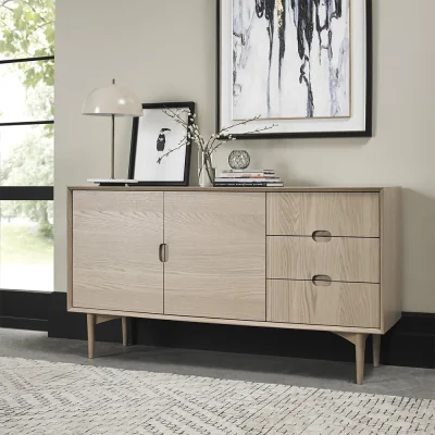 Arighi Bianchi Brondby Scandi Oak Wide Sideboard