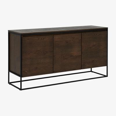 Barker and Stonehouse Anaheim 3 Section Sideboard, Smoke Oak Wood | Barker & Stonehouse