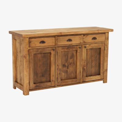 Barker and Stonehouse Covington Reclaimed Wood 3 Door Rustic Sideboard