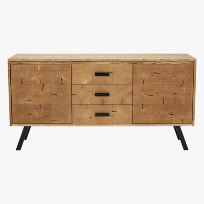Barker and Stonehouse Rockingham 2 Door 3 Drawer Sideboard