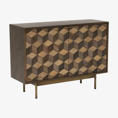 Barker and Stonehouse Facet 2 Door Sideboard, Mango Mango Wood | Barker & Stonehouse