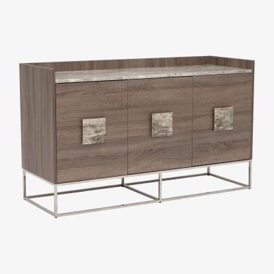 Barker and Stonehouse Minola Sideboard, Glam Travetine and Oak Truffle