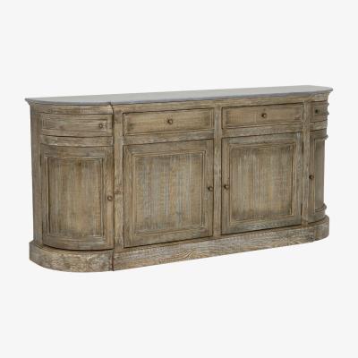 Barker and Stonehouse Woolton 4 Door Sideboard, Grey | Barker & Stonehouse