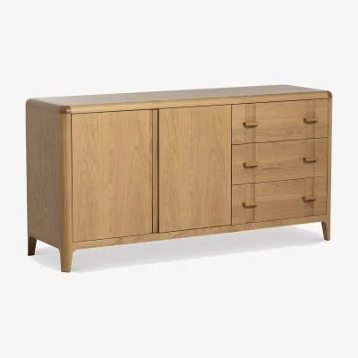 Barker and Stonehouse Maddison Wide Sideboard, Neutral Oak | Barker & Stonehouse