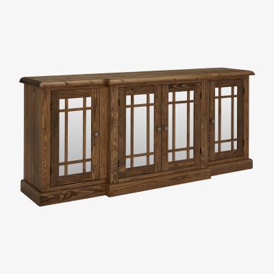 Barker and Stonehouse Sherwood 4 Door Sideboard, Dark Brown | Barker & Stonehouse