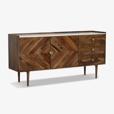 Barker and Stonehouse Vida Sideboard 175x45x85cm, Neutral Wood | Barker & Stonehouse